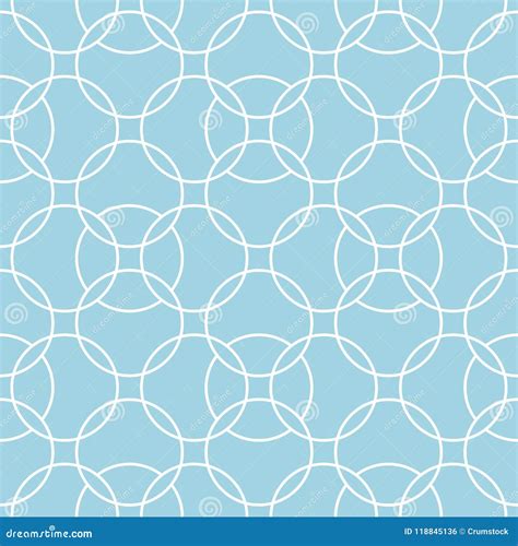 Navy Blue and White Geometric Ornament. Seamless Pattern Stock Vector ...