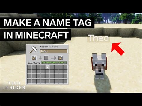 How To Make A Name Tag In Minecraft