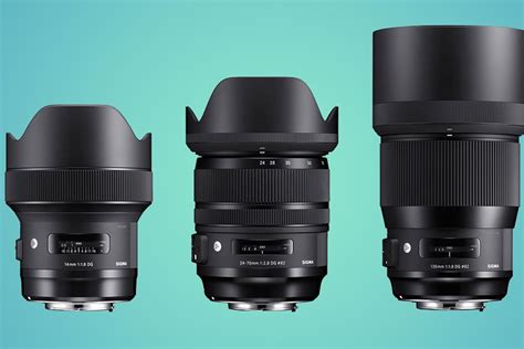 Sigma gets Arty with three new high-end lenses