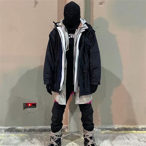 Playboi Carti wearing Balenciaga 7 layer Faux Fur Parka Jacket ...