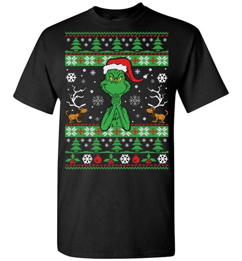 Dr. Seuss The Grinch Stole Christmas Ugly T-Shirt - The Wholesale T ...