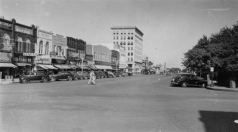 Downtown Enid, OK 1940s | Oklahoma history, Street scenes, Enid oklahoma