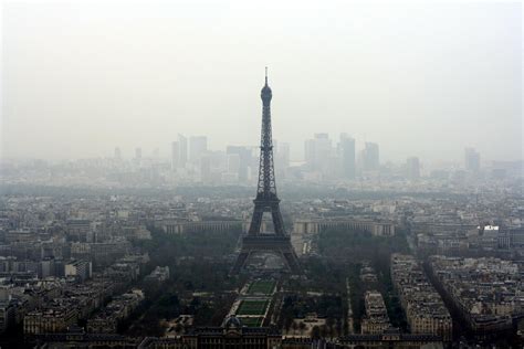Eiffel Tower View in Foggy Weather · Free Stock Photo