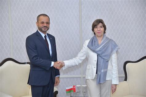 Foreign Minister meets French Foreign Minister - www.fm.gov.om