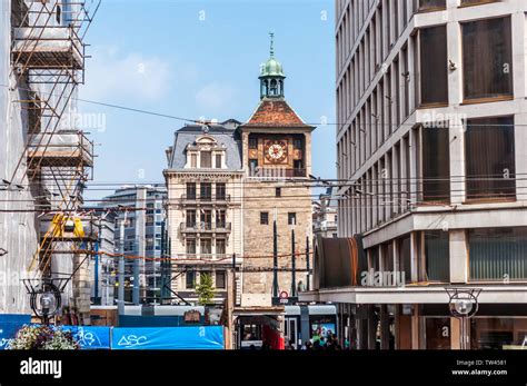 Small town, urban scenery in Europe Stock Photo - Alamy