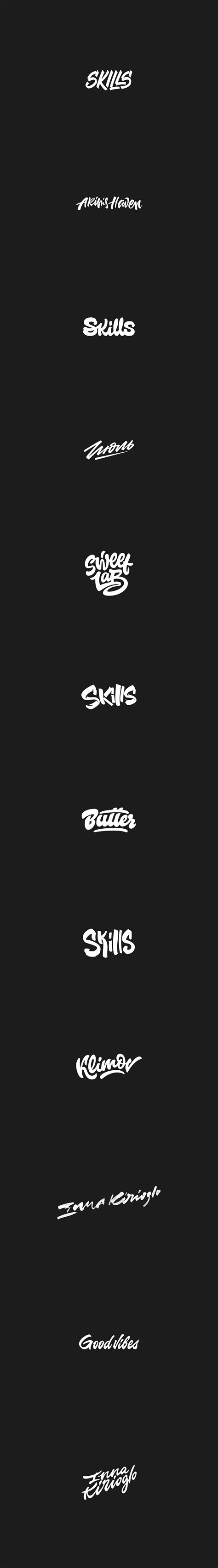 Logo/Lettering set on Behance