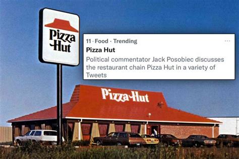 Pizza Hut has been trending all day as people use it as a benchmark for the decline of the West ...