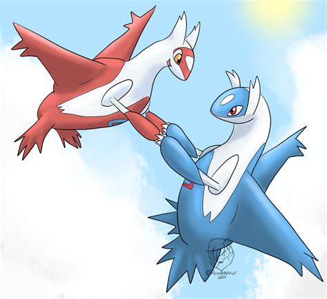 Latios And Latias by tyler-gf123 on DeviantArt