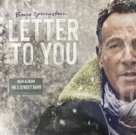 Bruce Springsteen – Letter To You (2020, Gray, Vinyl) - Discogs