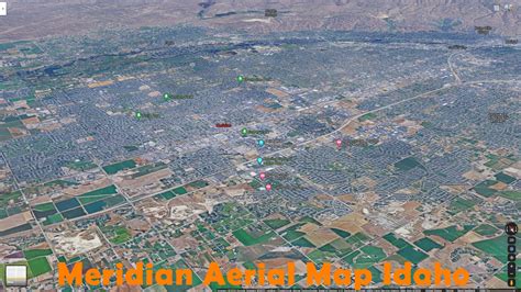 Meridian idaho Carte et Image Satellite