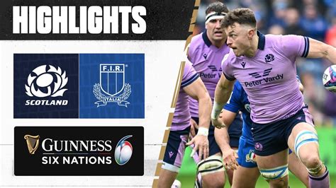 HIGHLIGHTS | Scotland v Italy | 2023 Guinness Six Nations - The Global ...