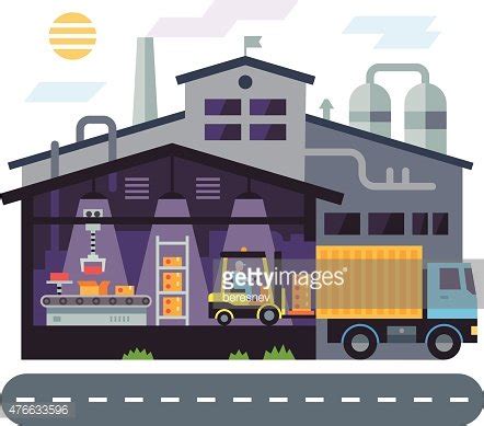 Warehouse Building Stock Clipart | Royalty-Free | FreeImages