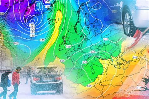 UK faces POLAR VORTEX: Cold snap to freeze Britain PICTURED as maps ...