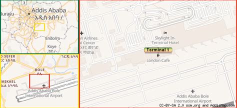 Addis Ababa Airport Terminal Map