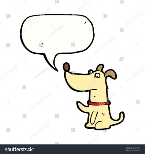 Talking Dog Cartoon Stock Vector 92468833 - Shutterstock