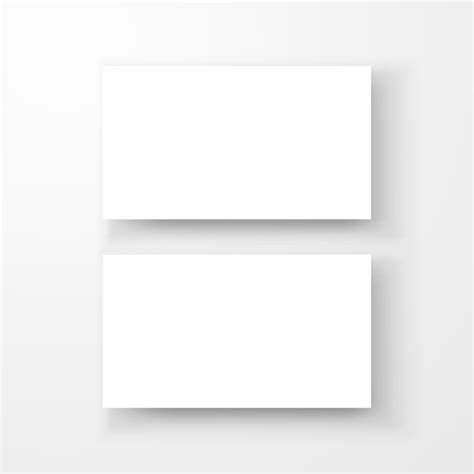 Blank Business Card Mockup Template Createdvector throughout Plain Business C… | Modelos de ...