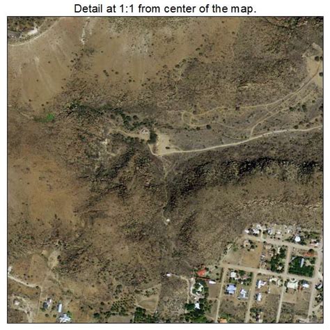 Aerial Photography Map of Fort Davis, TX Texas