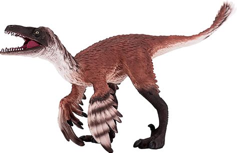 MOJO Troodon con mandíbula articulada Realista de Dinosaurio Pintado a ...