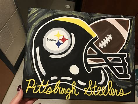 Steelers Helmet Drawing at PaintingValley.com | Explore collection of ...