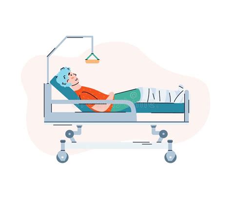 Hospital Bed Patient Cartoon Stock Illustrations – 2,445 Hospital Bed ...