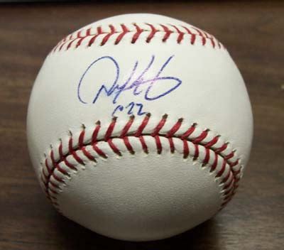 David Eckstein Autographed Baseball