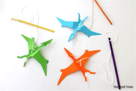 Paper Pterodactyl Puppet - The Craft Train