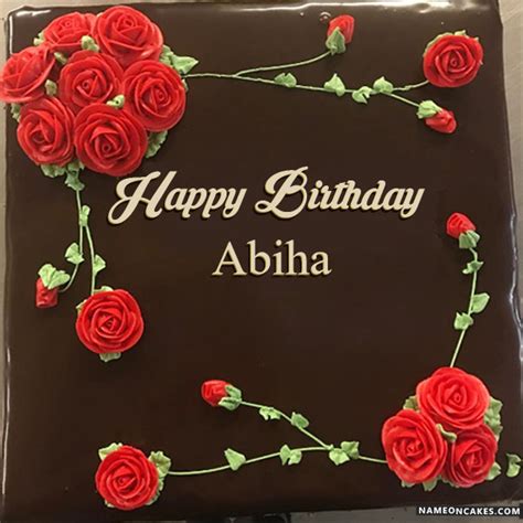 Happy Birthday abiha Cake Images