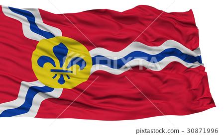 Isolated St. Louis City Flag, USA - Stock Illustration [30871996] - PIXTA