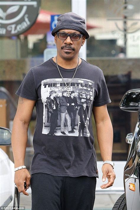 Eddie Murphy wears a Beatles T-shirt for coffee run | Eddie murphy ...