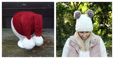 10+ Double Pom Pom Hat Free Knitting Patterns - Page 3 of 3