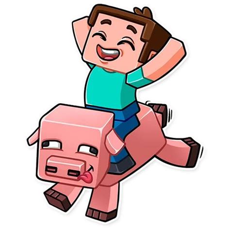 “Minecraft” stickers set for Telegram