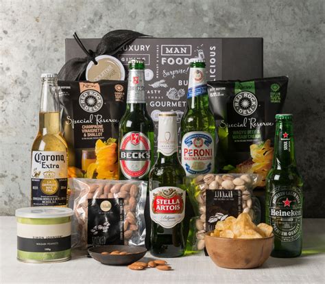 International Beer Gift Hamper for the man in your life | Beer hampers ...