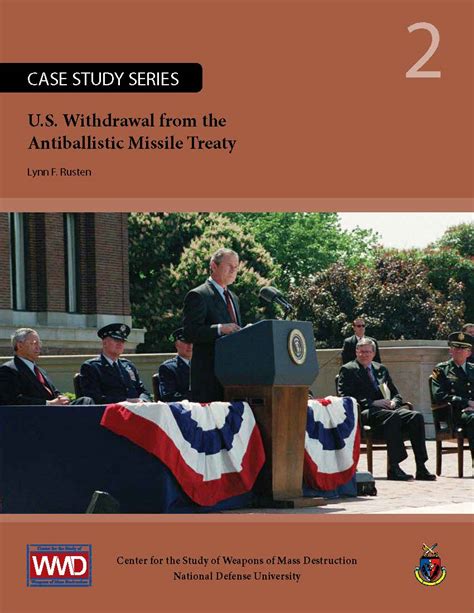 U.S. Withdrawal from the Antiballistic Missile Treaty > National Defense University Press > News ...