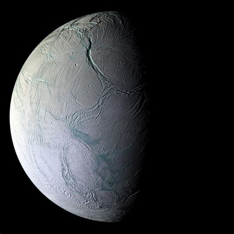 Jean-Baptiste Faure: A stunning image of Enceladus by NASA's Cassini spacecraft