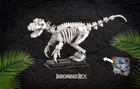 LEGO MOC Indominus Rex Skeleton - Lego Dinosaur Fossils by ...