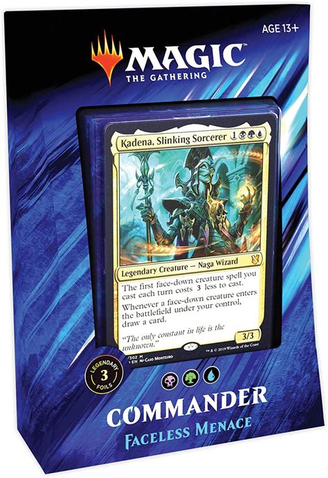 Magic The Gathering Trading Card Game 2019 Commander Faceless Menace ...