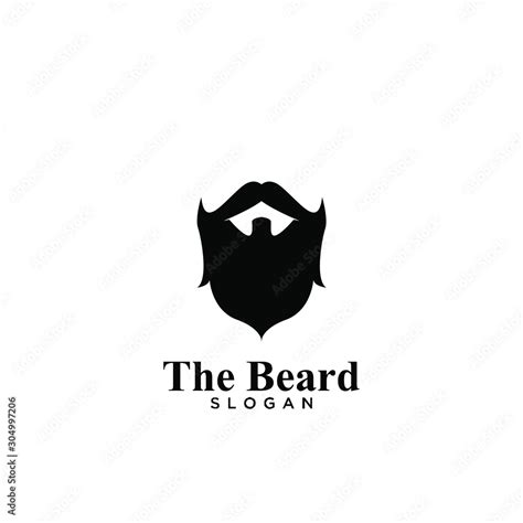 Beard logo icon design vector illustration Stock Vector | Adobe Stock