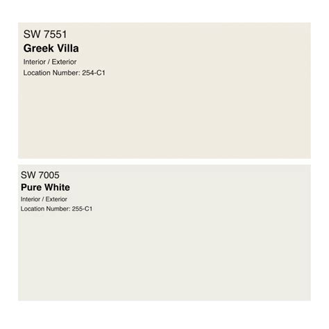 Sherwin Williams Greek Villa - A Warm White Paint Color