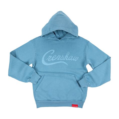 Crenshaw Hoodie (Stealth Collection) - Ocean Blue/Ocean Blue – The ...