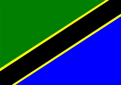 Clipart - Tanzania Flag