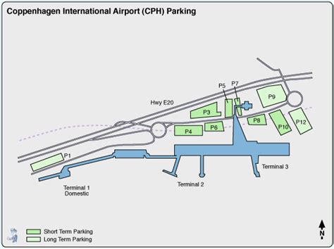 Copenhagen Airport Parking | CPH Airport Long Term Parking Rates & Map