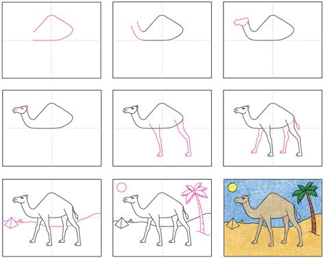 How To Draw Camel