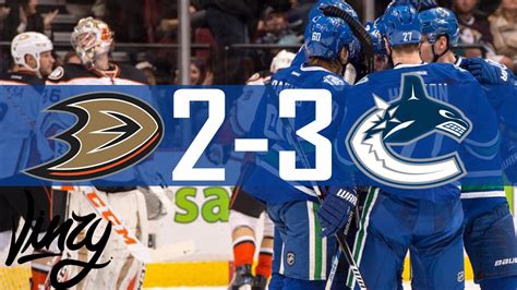 Canucks vs Ducks | Highlights | Dec. 30, 2016 [HD] - YouTube