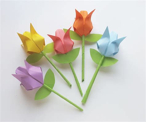Origami Tulips : 7 Steps (with Pictures) - Instructables
