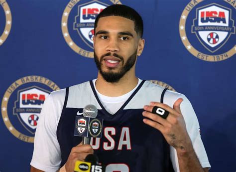 Jayson Tatum Admits Team USA Benching Was 'A Humbling Experience'