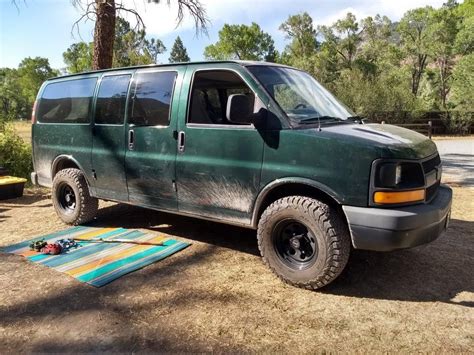 FS: 2007 Chevy Express 1500 2wd Lifted Weekender Camper Conversion ...