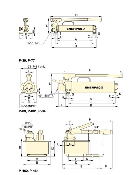 Item # P-39, Steel Hand Pumps On Metro Hydraulic