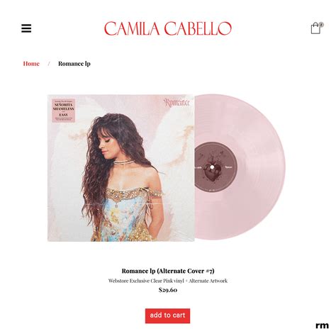 Camila Cabello | Romance | lp Box Set on Behance