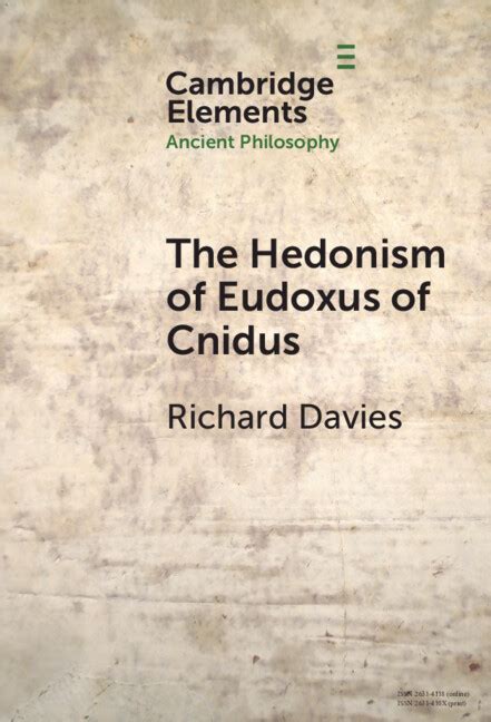 The Hedonism of Eudoxus of Cnidus