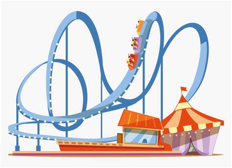 roller coaster amusement park clipart - Clip Art Library